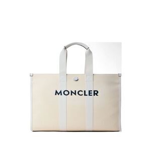 Moncler Men Logo Canvas Tote Bag